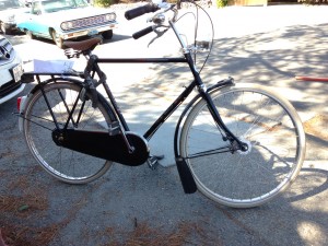 Comes with Brooks Saddle and axa plug in chain