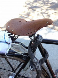 Also included: Brook's Saddle and Axa Plug in Chain